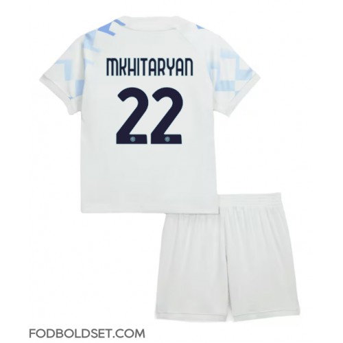 Inter Milan Henrikh Mkhitaryan #22 Udebane Trøje Børn 2025-26 Kortærmet (+ Korte bukser)